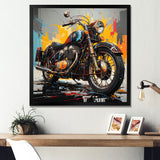 Motorcycle Dreams On The Road - Motorcycle Canvas Wall Art