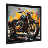 Motorcycle Dreams On The Road - Motorcycle Canvas Wall Art