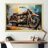Rustic Motorcycle Odyssey - Motorcycle Canvas Wall Art