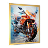 Velocity Speed Bike Fury - Motorcycle Canvas Wall Art