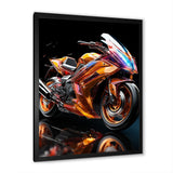 A Speed Motorcycle Adventure - Motorcycle Canvas Wall Art