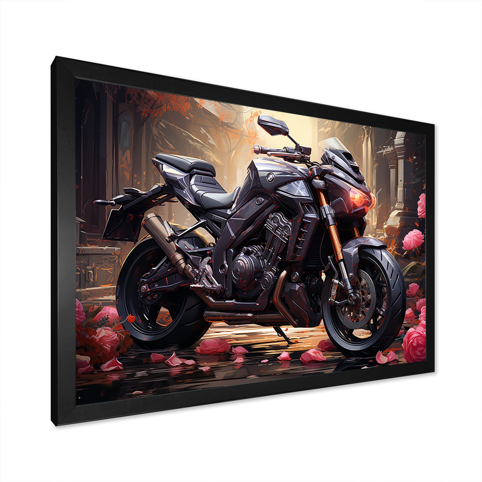 Fastest Bike Harmony - Motorcycle Canvas Wall Art