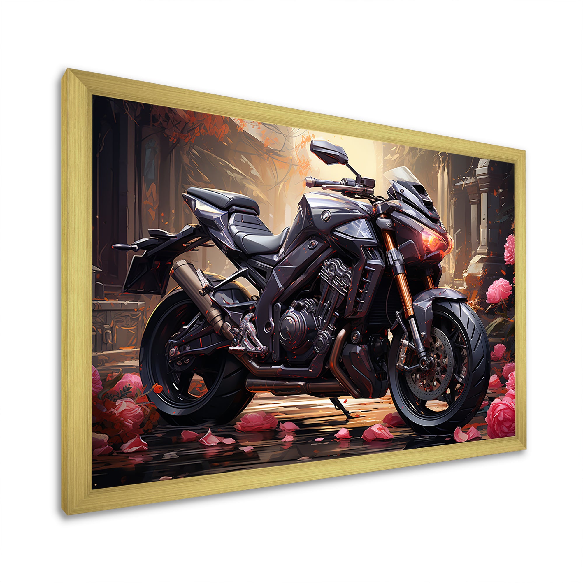 Fastest Bike Harmony - Motorcycle Canvas Wall Art