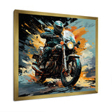 Dirt Bike Motorcycle Matrix - Motorcycle Canvas Wall Art