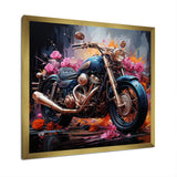 Expressionist Motor Adventure - Motorcycle Canvas Wall Art