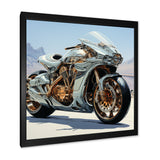 Futuristic Speedster - Motorcycle Canvas Wall Art