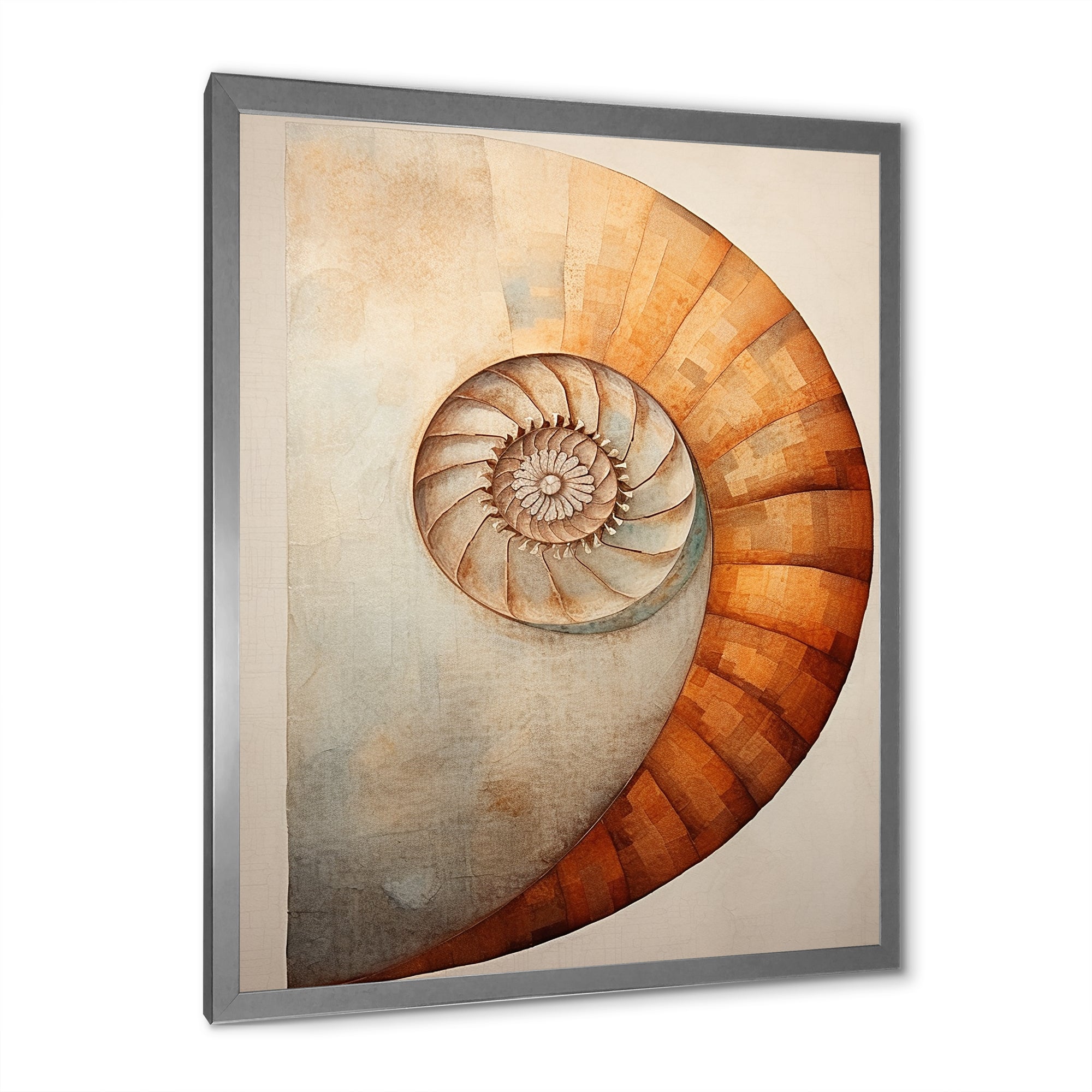 Copper Curves Nautilus Spiral - Nautilus Wall Decor