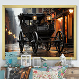 A Romantic Gothic Old Cart - Old American Cart Canvas Wall Art