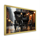 A Romantic Gothic Old Cart - Old American Cart Canvas Wall Art