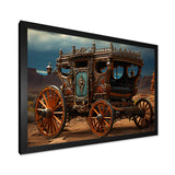 Fantasy Western Wagon In Usa - Old American Cart Canvas Wall Art