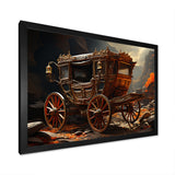 Fantasy Cart Adventure - Old American Cart Canvas Wall Art