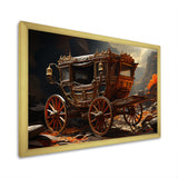 Fantasy Cart Adventure - Old American Cart Canvas Wall Art