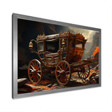 Fantasy Cart Adventure - Old American Cart Canvas Wall Art