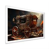 Fantasy Cart Adventure - Old American Cart Canvas Wall Art