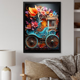 Pop Art Cart Retro - Old American Cart Canvas Wall Art