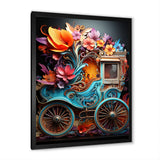 Pop Art Cart Retro - Old American Cart Canvas Wall Art