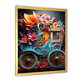 Pop Art Cart Retro - Old American Cart Canvas Wall Art