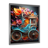 Pop Art Cart Retro - Old American Cart Canvas Wall Art