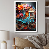 Pop Art Cart Retro - Old American Cart Canvas Wall Art