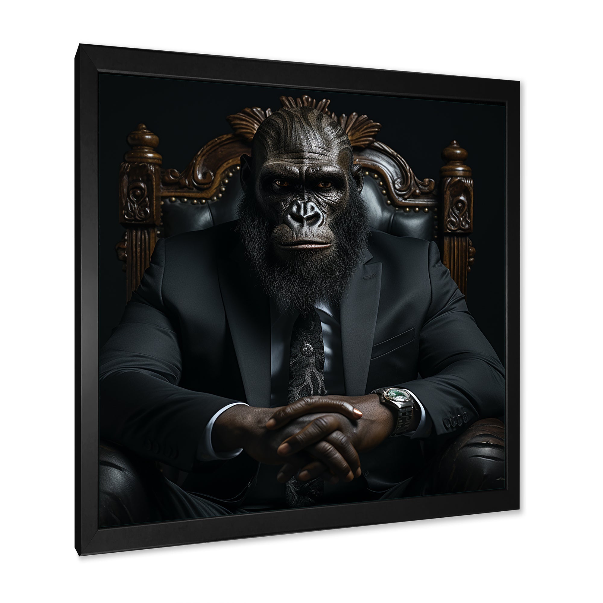 Business Apes In Suit - Orangutan Wall Decor