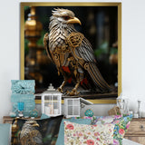 Gold Whimsical Baroque Bird - Bird Wall Decor