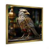 Gold Whimsical Baroque Bird - Bird Wall Decor