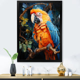 Yellow And Blue Parrot Paradise - Parrot Wall Art Prints