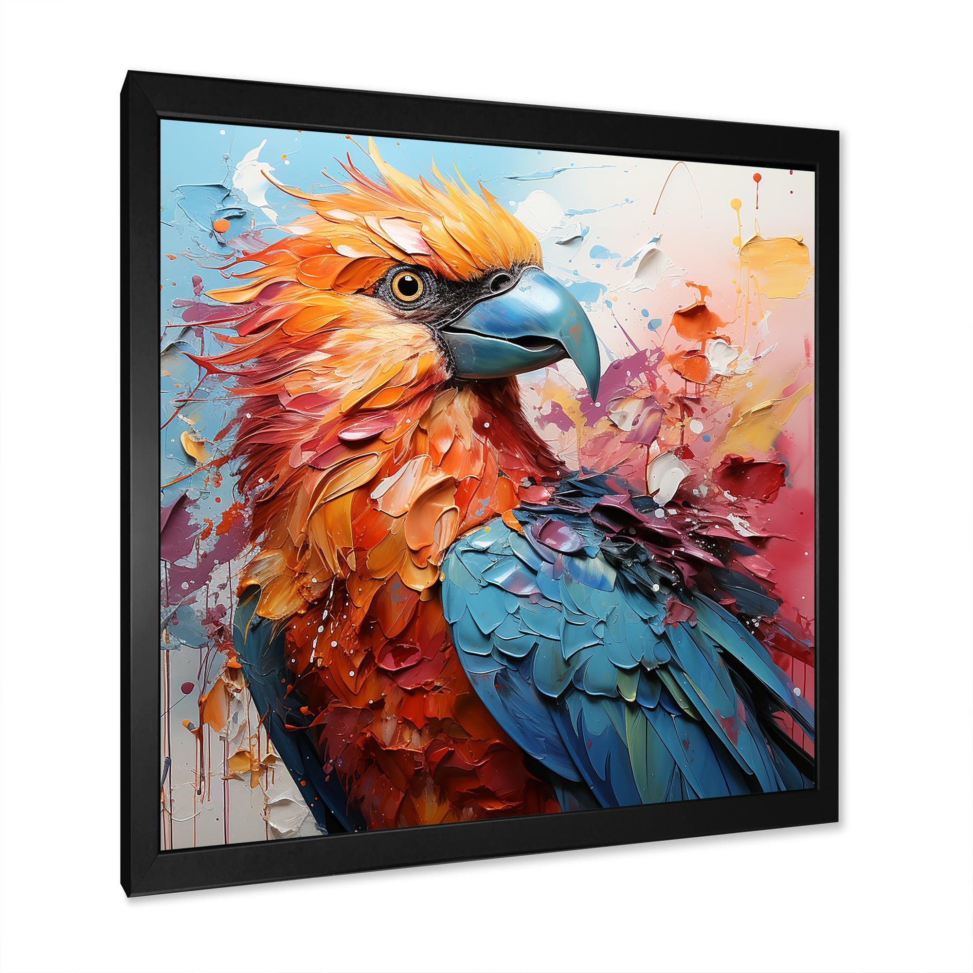 Parrots Colorful Encounters - Parrot Bedroom Wall Art