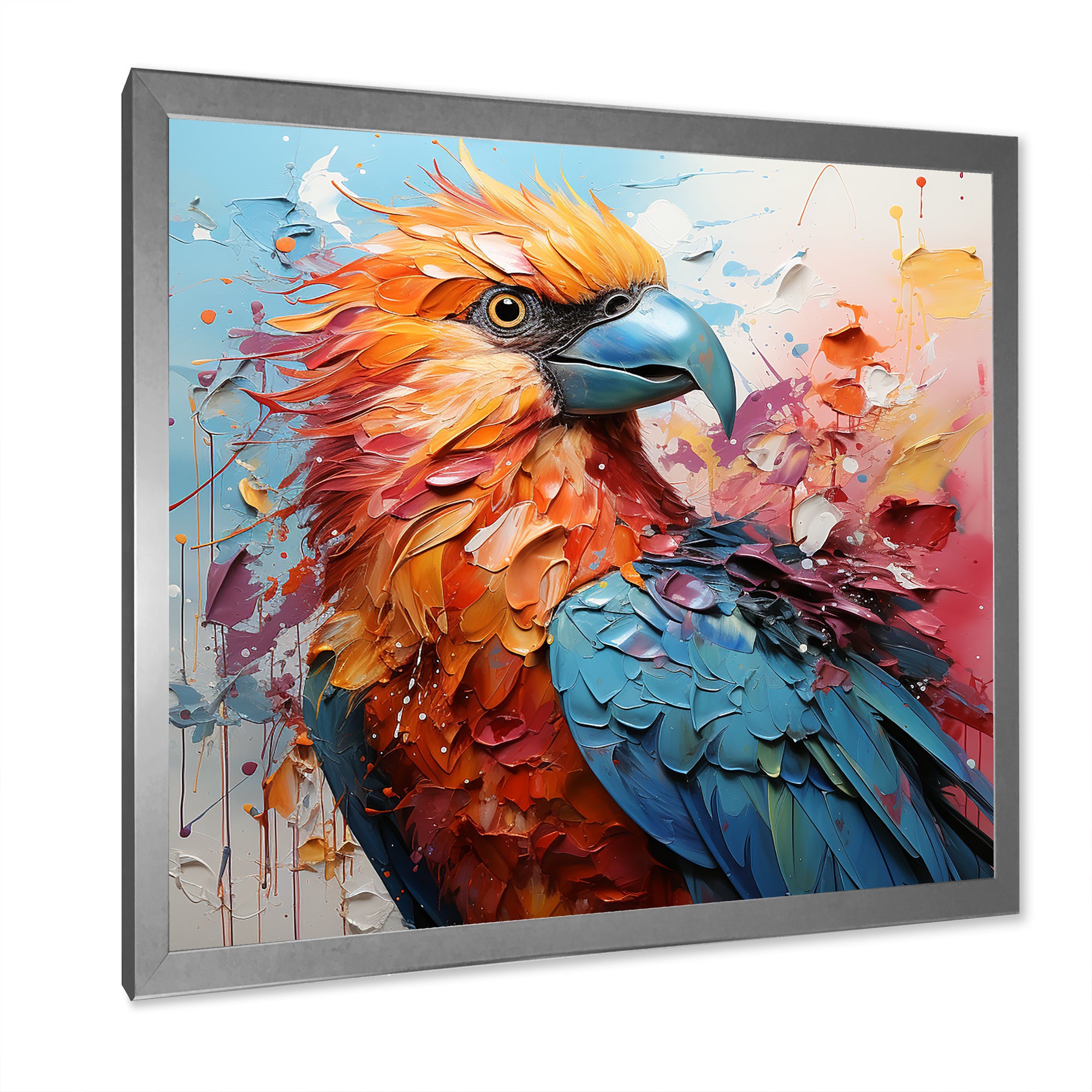 Parrots Colorful Encounters - Parrot Bedroom Wall Art