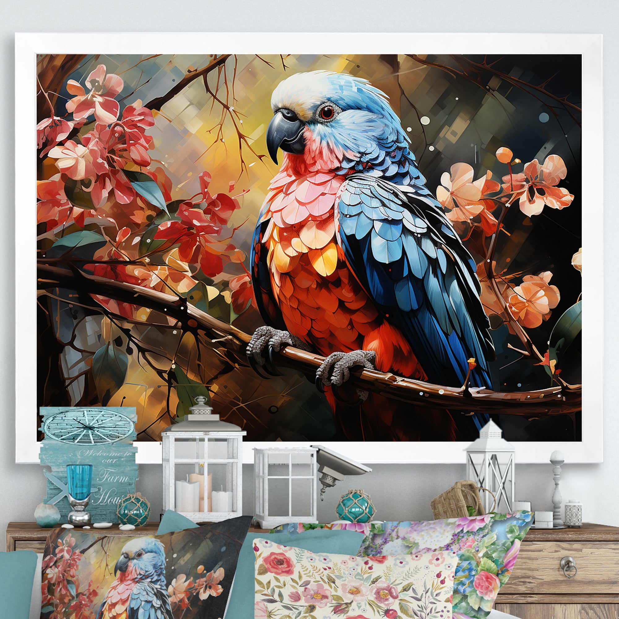 Parrots Dreamland Flyers - Parrot Wall Decor