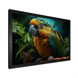 Parrots Emerald Magical Melodies - Parrot Wall Art Prints