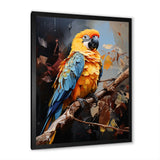Blue And Yellow Golden Guardians - Parrot Wall Art Prints