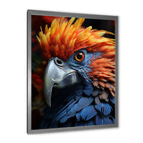 Yellow And Blue Parrots Radiant Plumage Sunset - Parrot Large Canvas Wall Art