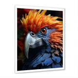 Yellow And Blue Parrots Radiant Plumage Sunset - Parrot Large Canvas Wall Art