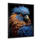 Blue And Yellow Mystical Plumage Tropical Rhapsody - Parrot Home Decor Art