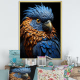 Blue And Yellow Mystical Plumage Tropical Rhapsody - Parrot Home Decor Art