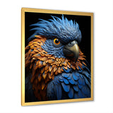 Blue And Yellow Mystical Plumage Tropical Rhapsody - Parrot Home Decor Art
