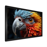 Red And Yellow Mystical Plumage Tropical Rhapsody - Parrot Bedroom Wall Art