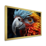 Red And Yellow Mystical Plumage Tropical Rhapsody - Parrot Bedroom Wall Art