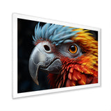 Red And Yellow Mystical Plumage Tropical Rhapsody - Parrot Bedroom Wall Art