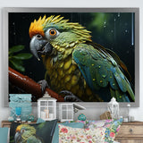 Green And Yellow Parrots Rainforest Chorus - Parrot Wall Art Prints