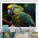 Green And Yellow Parrots Rainforest Chorus - Parrot Wall Art Prints