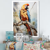 Parrots Sunny Companions Delight - Parrot Bedroom Wall Art