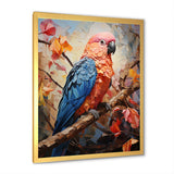 Parrots Sunset Serenade Euphoria - Parrot Canvas Wall Art