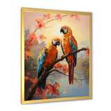 Parrots Sunset Serenade - Parrot Wall Decor