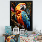 Parrot Tropical Jungle Euphony - Parrot Wall Art Prints