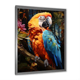Parrot Tropical Jungle Euphony - Parrot Wall Art Prints