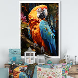 Parrot Tropical Jungle Euphony - Parrot Wall Art Prints