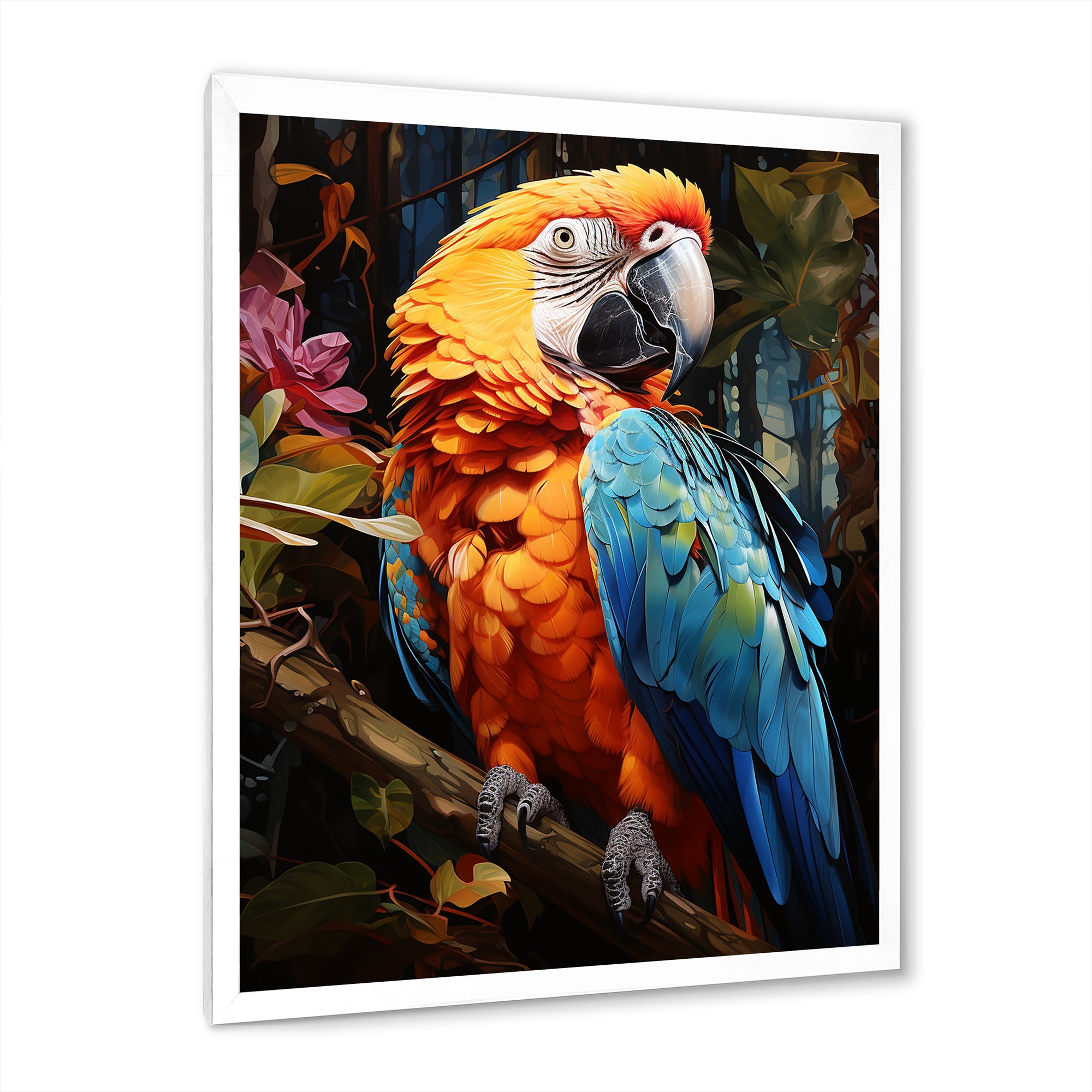 Parrot Tropical Jungle Euphony - Parrot Wall Art Prints