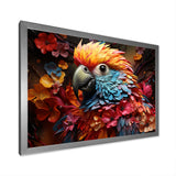 Parrot S Tropical Rhapsody - Parrot Large Canvas Wall Art